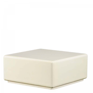CHALLIS COFFEE TABLE L ECRU W60/D60/H27CM