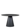 MICHIGAN DINING TABLE ROUND BLACK W120/D120/H76