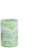 LUDO CANDLE Ø10X15 GRASSHOPPERGREEN