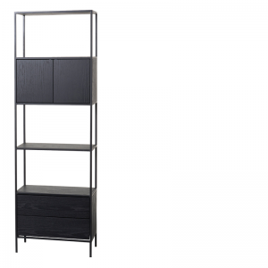 IMPERIAL CABINET BLACK W60/D35/H190