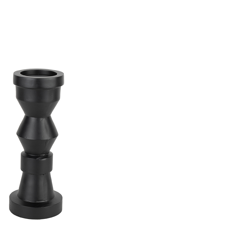 KUNA CANDLE HOLDER BLACK M