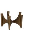 CLEONA CANDLE HOLDER ANTIQUE GOLD
