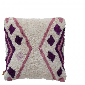 SACHI PILLOW DARK PURPLE 50X50