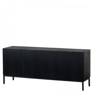 DAWSON TV CABINET BLACK W145/D35/H62