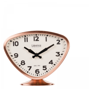 DESK CLOCK COPPER TRIANGLE