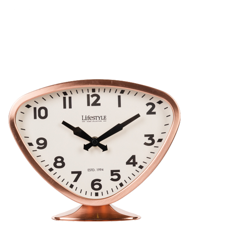 DESK CLOCK COPPER TRIANGLE