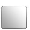 BLACK LOBBY MIRROR 180X160
