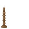 ANNE LED CANDLE BROWN OCHRE M