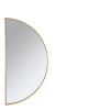 ANTIQUE GOLD MIRROR HALF ROUND 120C