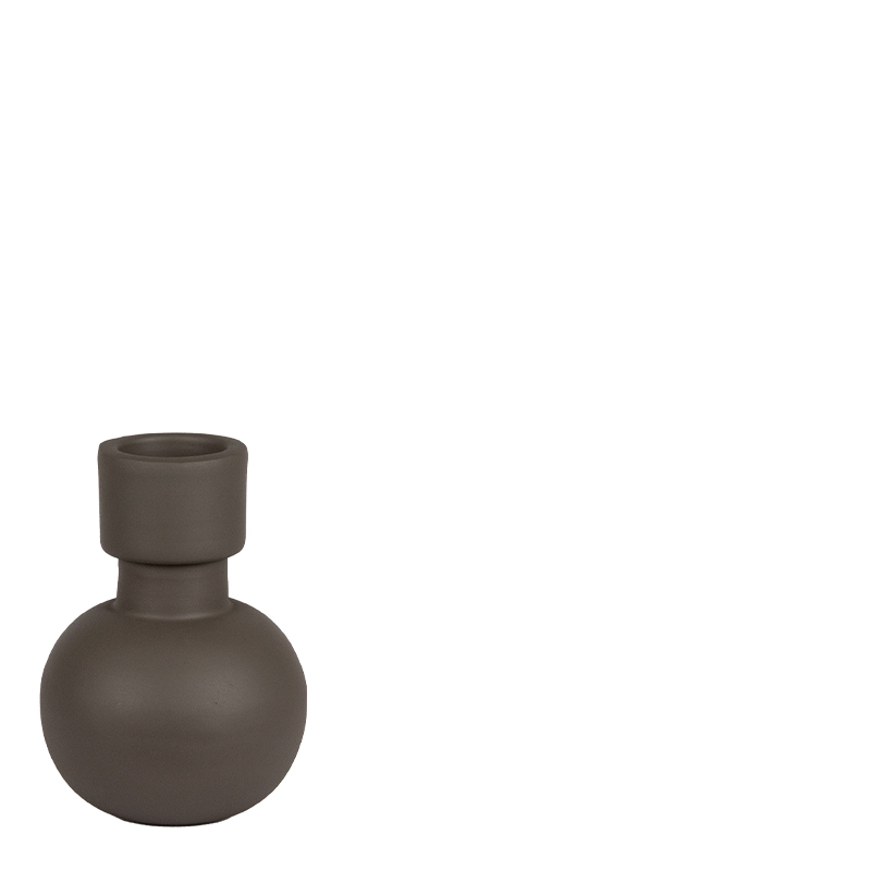 BINK CANDLE HOLDER BROWN S