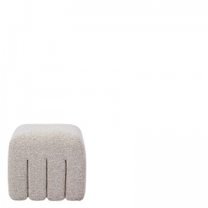 CISKE POUF MIX BOUCLE SAND S W50/D46/H45 cm
