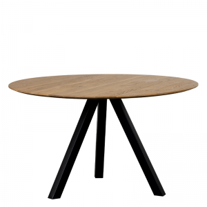 ATLANTA DINING TABLE ROUND NATURAL W130/D130/H76