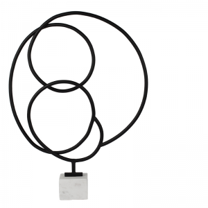 DECO ROUND RING SCULPTURE