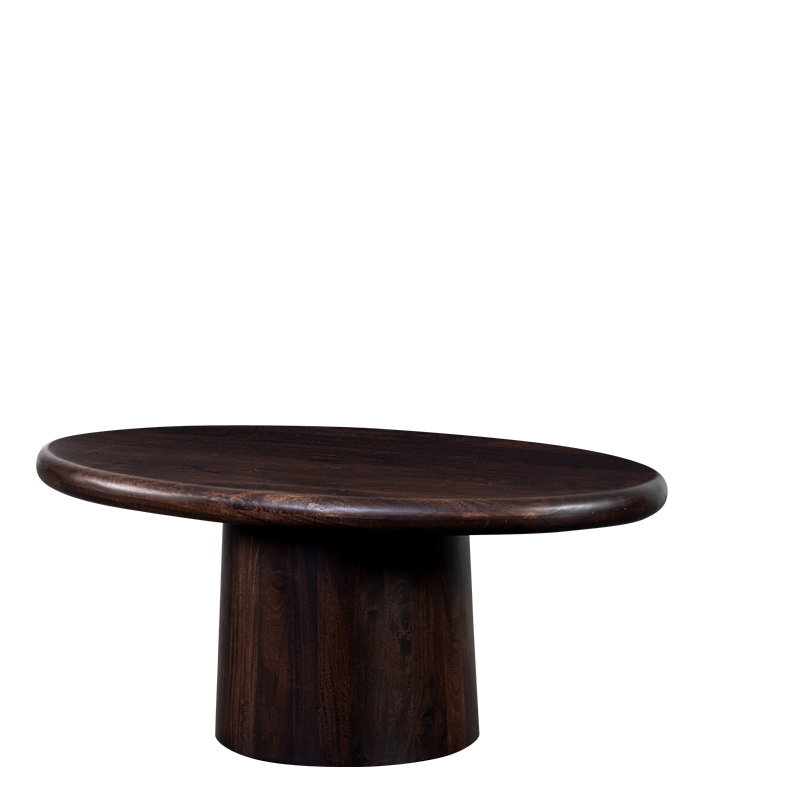 CLARKSVILLE COFFEE TABLE OVAL WALNUT W101/D61/H44