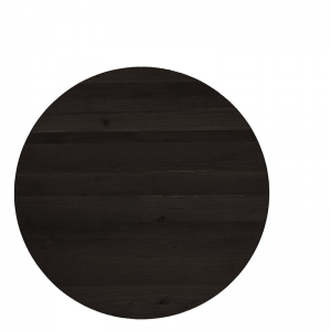 ATLANTA DINING TABLE TOP BLACK MANGO W130/D130/H3