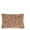 KARLIE PATCH PILLOW BROWN L40/W60