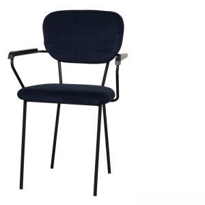 CLEVELAND DINING ARMCHAIR NAVY