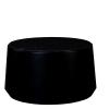 IOWA COFFEE TABLE MARBLE BLACK BASE BLACK W75/D75/H41