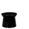 CERAMIC COFFEE TABLE COVE BLACK S W38/D38/H30