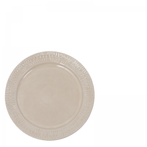 ETHNIC CERAMIC PLATE CREAM