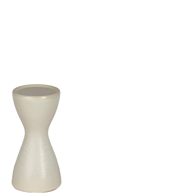 AUBUM CANDLE HOLDER WHITE M