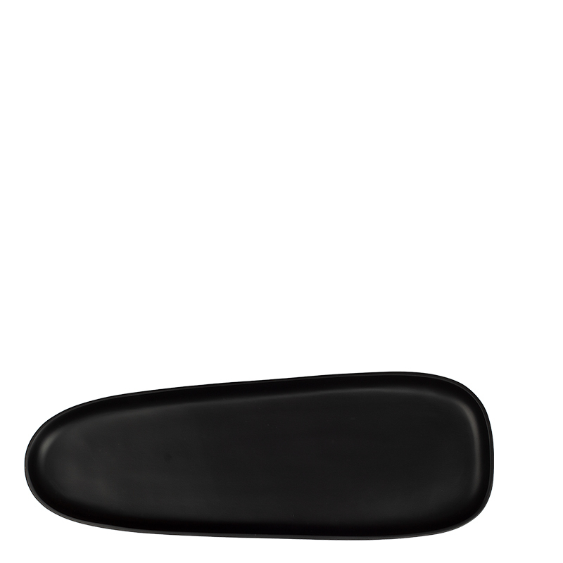 OVAL TRAY BLACK L