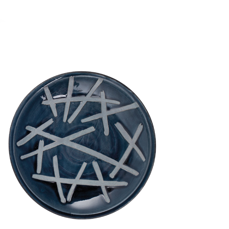NOORA PLATE BLUE