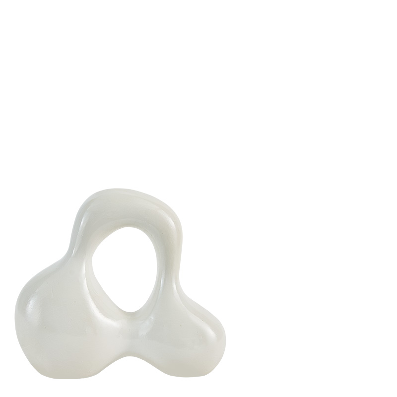 BARBARA SCULPTURE CRÈME W/26/D9/H23