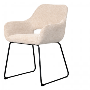 BOSTON DINING CHAIR SIERRA ECRU W58/D59/H82