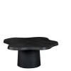 NEWTON COFFEE TABLE BLACK W90/D90/H37