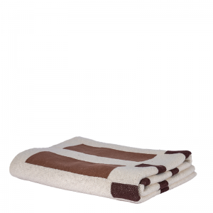 YZMA PLAID BROWN 170x130cm