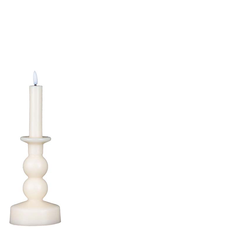 ANNE LED CANDLE ECRU S