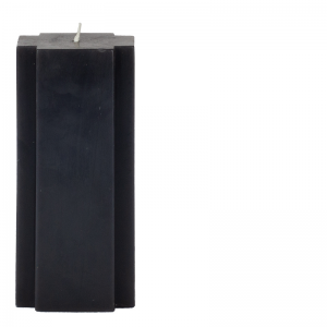 CANDLE CROSS SHAPED BLACK L DECO ONLY!