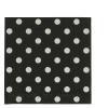 LS94 NAPKIN BLACK + WHITE DOTS