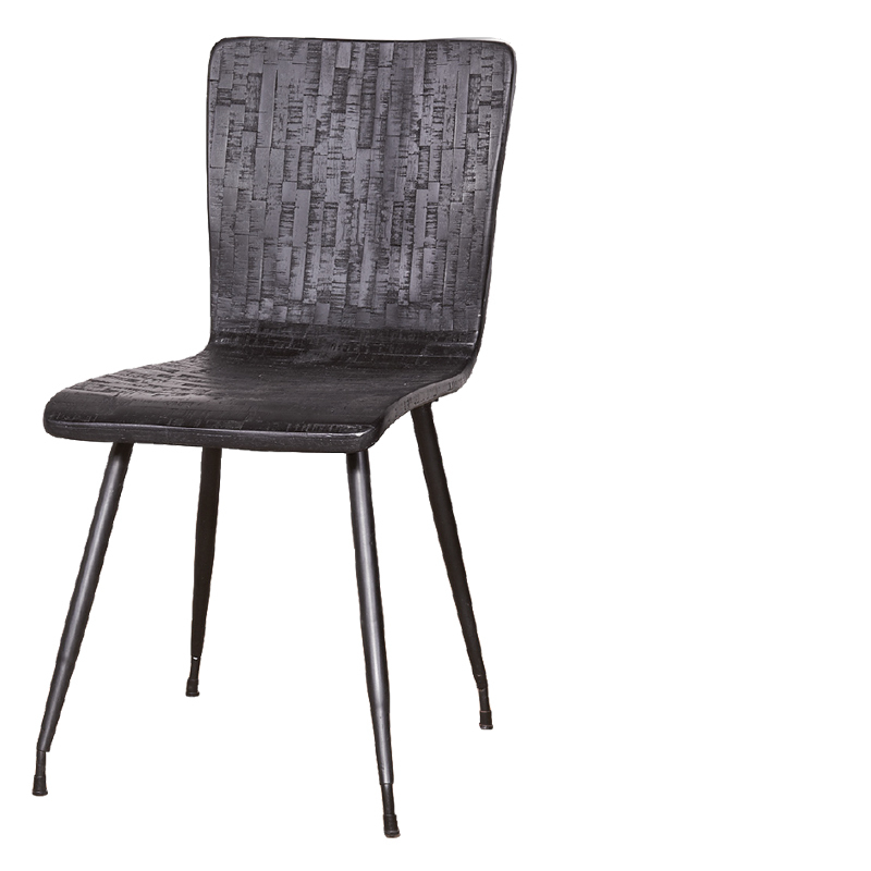 DALEY DINING CHAIR BLACK W-41/D-45/H-88