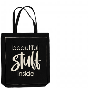 BEAUTIFULL STUFF INSIDE CANVAS BAG