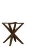 ATLANTA DINING TABLE LEG WALNUT MANGO W78/D78/H73