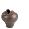 MEIKE VASE BROWN L