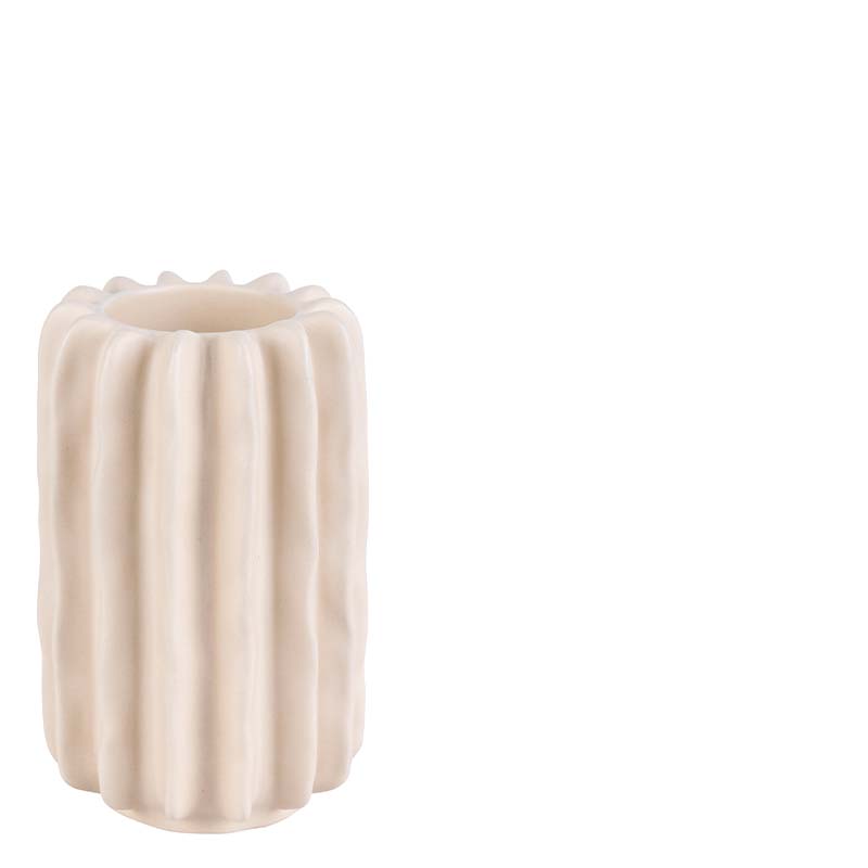 MATS CANDLE HOLDER ECRU L