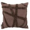 TAOS PILLOW BROWN 50X50CM