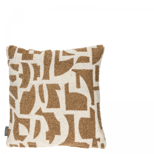 LUUK PILLOW BROWN OCHRE 50X50CM