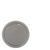 DOTS CERAMIC PLATE GREY