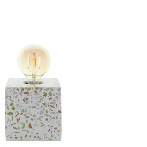 SHANI TABLE LAMP WHITE SQUARE L
