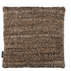 EVELIEN PILLOW BROWN 50X50
