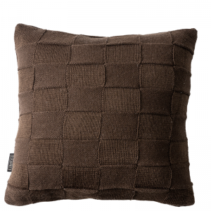EVANS PILLOW BROWN 50X50CM