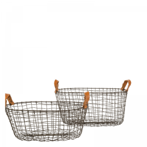 HARVEY BASKET OVAL S/2 (123467/123468)