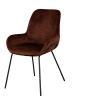 LIVINGSTON DINING CHAIR AQUILA TABACCO W59/D68/H84