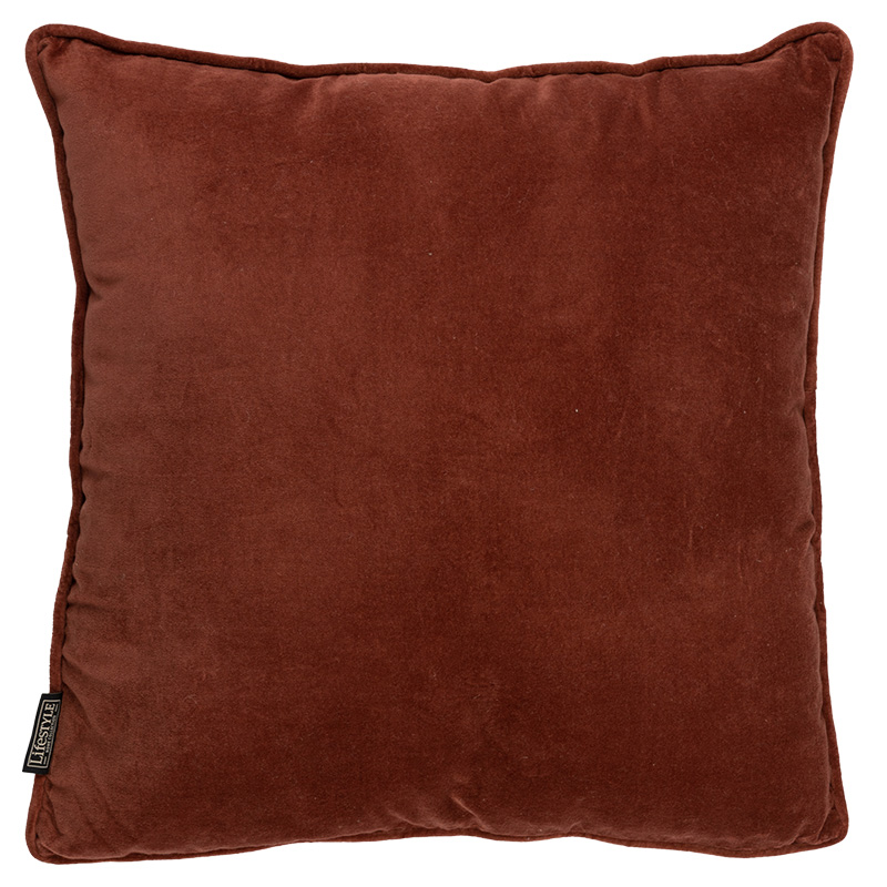 FAYE PILLOW WARM RED 50X50CM