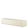 CHALLIS COFFEE TABLE XL ECRU W140/D35/H27CM