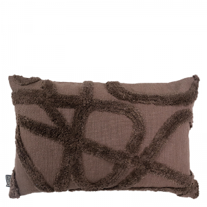 TAOS PILLOW BROWN 60X40CM